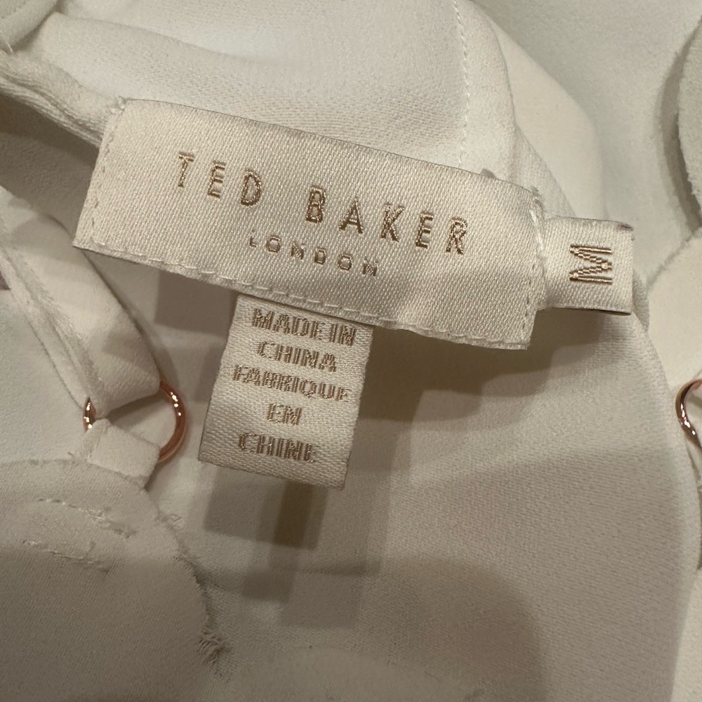 Ted Baker London new with tags Floral full Circle Skirt and White Top Set - Picture 13 of 16